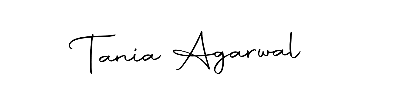Create a beautiful signature design for name Tania Agarwal. With this signature (Autography-DOLnW) fonts, you can make a handwritten signature for free. Tania Agarwal signature style 10 images and pictures png