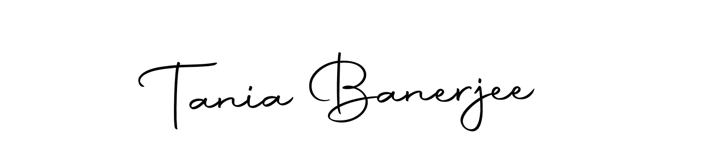 You should practise on your own different ways (Autography-DOLnW) to write your name (Tania Banerjee) in signature. don't let someone else do it for you. Tania Banerjee signature style 10 images and pictures png