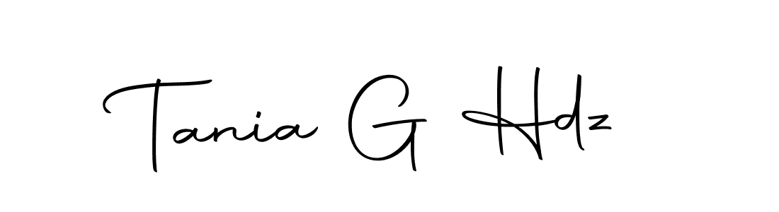 You should practise on your own different ways (Autography-DOLnW) to write your name (Tania G Hdz) in signature. don't let someone else do it for you. Tania G Hdz signature style 10 images and pictures png
