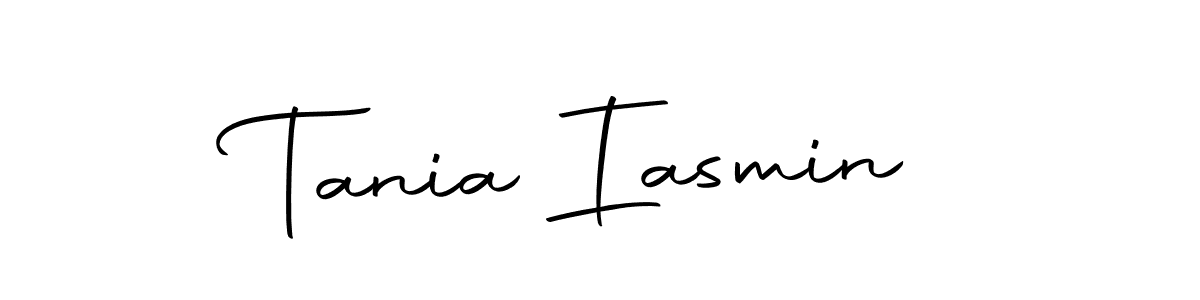 Tania Iasmin stylish signature style. Best Handwritten Sign (Autography-DOLnW) for my name. Handwritten Signature Collection Ideas for my name Tania Iasmin. Tania Iasmin signature style 10 images and pictures png