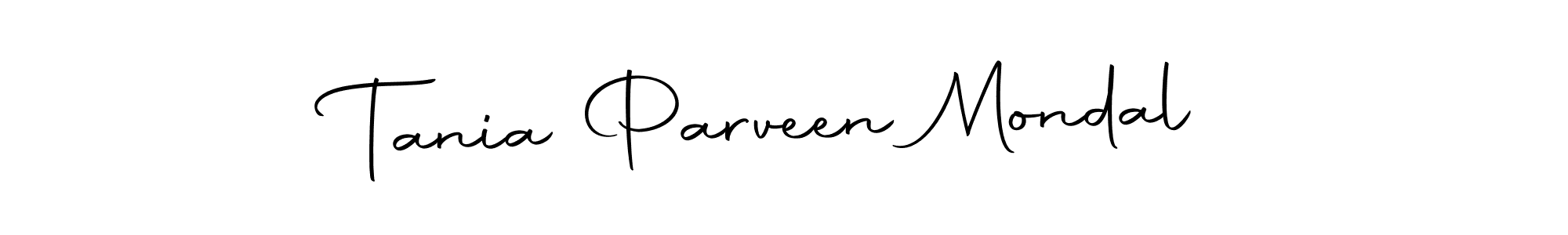 if you are searching for the best signature style for your name Tania Parveen Mondal. so please give up your signature search. here we have designed multiple signature styles  using Autography-DOLnW. Tania Parveen Mondal signature style 10 images and pictures png