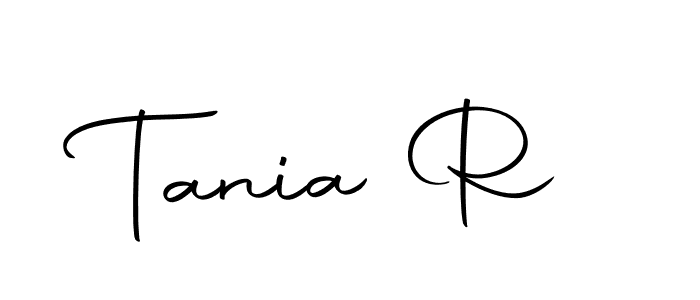 You can use this online signature creator to create a handwritten signature for the name Tania R. This is the best online autograph maker. Tania R signature style 10 images and pictures png