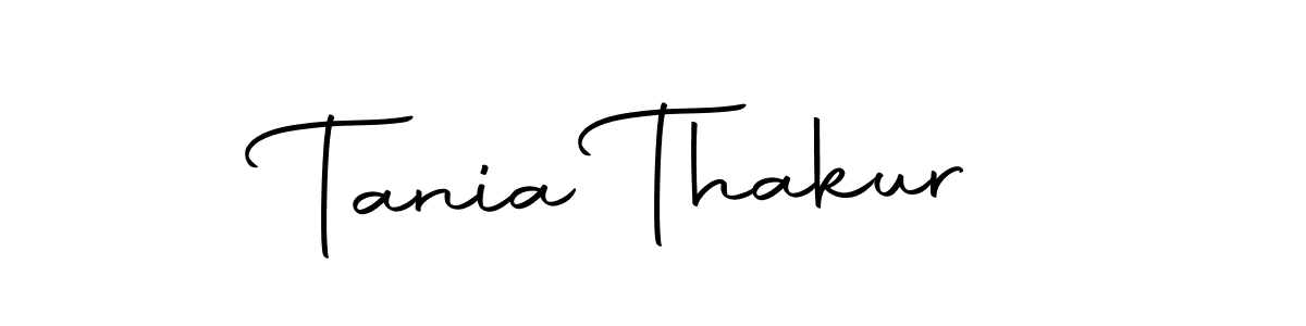 How to make Tania Thakur name signature. Use Autography-DOLnW style for creating short signs online. This is the latest handwritten sign. Tania Thakur signature style 10 images and pictures png
