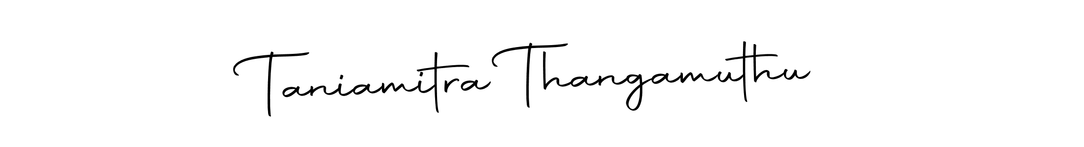 You should practise on your own different ways (Autography-DOLnW) to write your name (Taniamitra Thangamuthu) in signature. don't let someone else do it for you. Taniamitra Thangamuthu signature style 10 images and pictures png