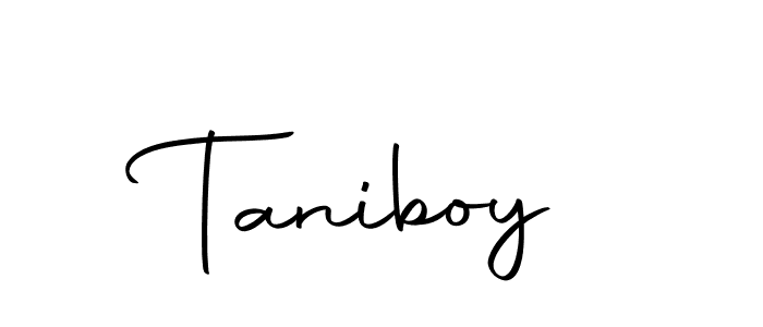 Make a beautiful signature design for name Taniboy. With this signature (Autography-DOLnW) style, you can create a handwritten signature for free. Taniboy signature style 10 images and pictures png