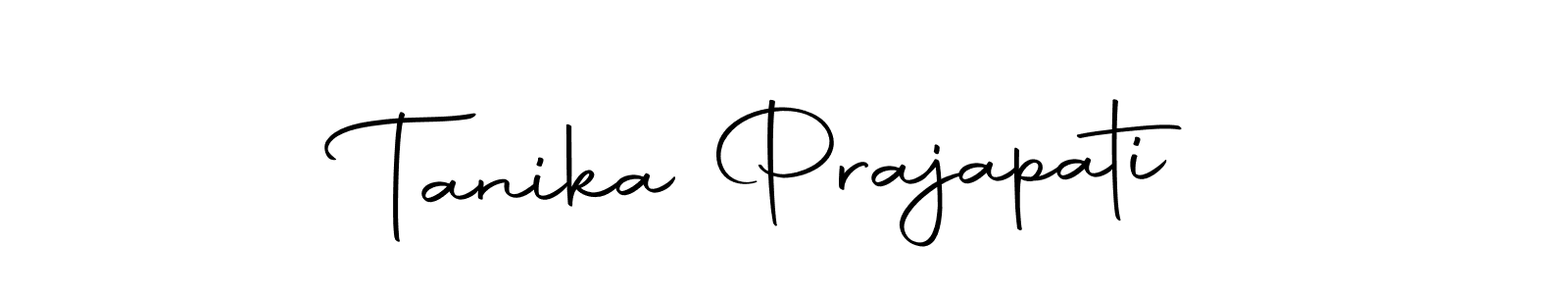 Also we have Tanika Prajapati name is the best signature style. Create professional handwritten signature collection using Autography-DOLnW autograph style. Tanika Prajapati signature style 10 images and pictures png