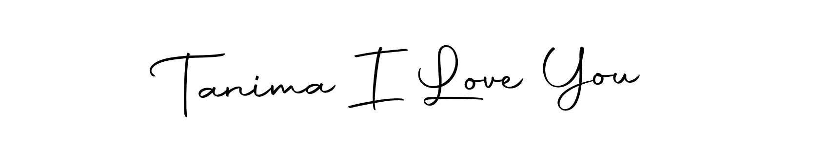 Make a beautiful signature design for name Tanima I Love You. Use this online signature maker to create a handwritten signature for free. Tanima I Love You signature style 10 images and pictures png