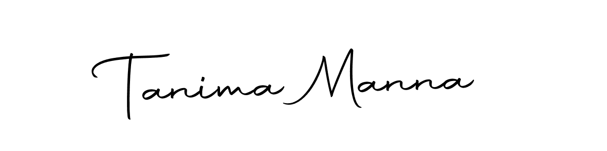 Design your own signature with our free online signature maker. With this signature software, you can create a handwritten (Autography-DOLnW) signature for name Tanima Manna. Tanima Manna signature style 10 images and pictures png