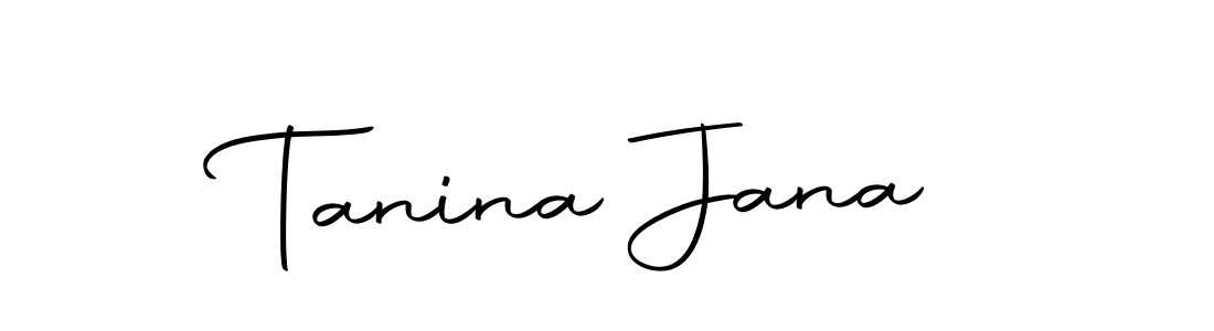 Also we have Tanina Jana name is the best signature style. Create professional handwritten signature collection using Autography-DOLnW autograph style. Tanina Jana signature style 10 images and pictures png