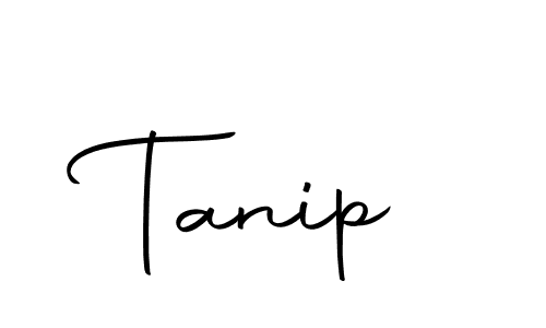 Design your own signature with our free online signature maker. With this signature software, you can create a handwritten (Autography-DOLnW) signature for name Tanip. Tanip signature style 10 images and pictures png