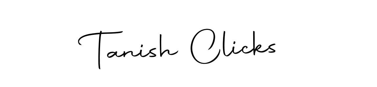 How to make Tanish Clicks name signature. Use Autography-DOLnW style for creating short signs online. This is the latest handwritten sign. Tanish Clicks signature style 10 images and pictures png