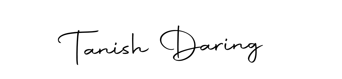 Make a beautiful signature design for name Tanish Daring. With this signature (Autography-DOLnW) style, you can create a handwritten signature for free. Tanish Daring signature style 10 images and pictures png