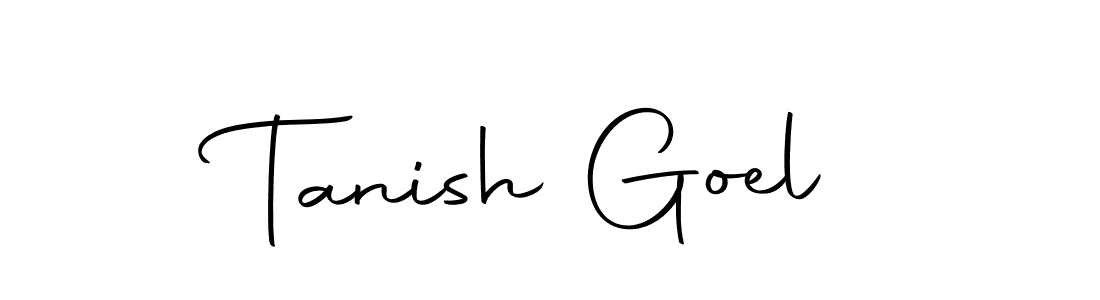 Make a beautiful signature design for name Tanish Goel. Use this online signature maker to create a handwritten signature for free. Tanish Goel signature style 10 images and pictures png