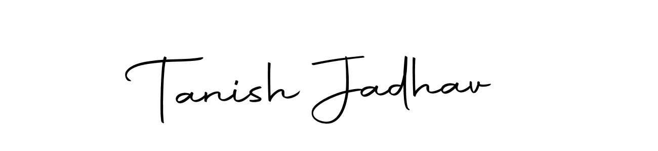 Design your own signature with our free online signature maker. With this signature software, you can create a handwritten (Autography-DOLnW) signature for name Tanish Jadhav. Tanish Jadhav signature style 10 images and pictures png