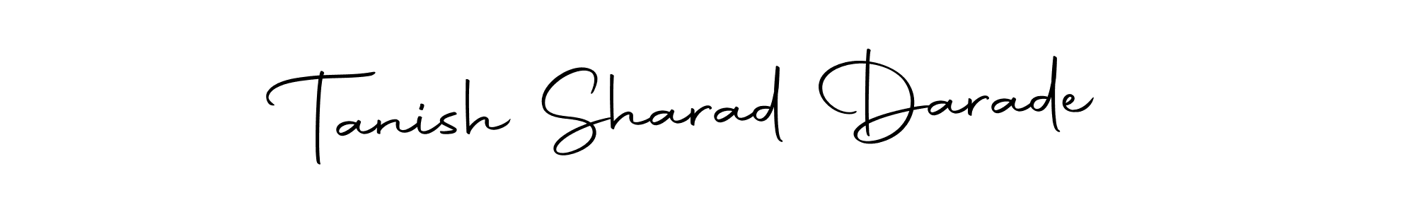 How to make Tanish Sharad Darade signature? Autography-DOLnW is a professional autograph style. Create handwritten signature for Tanish Sharad Darade name. Tanish Sharad Darade signature style 10 images and pictures png