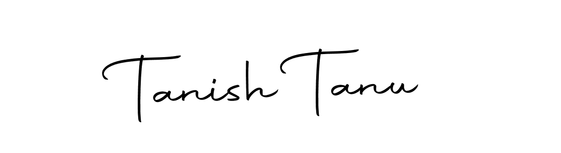 Use a signature maker to create a handwritten signature online. With this signature software, you can design (Autography-DOLnW) your own signature for name Tanish Tanu. Tanish Tanu signature style 10 images and pictures png