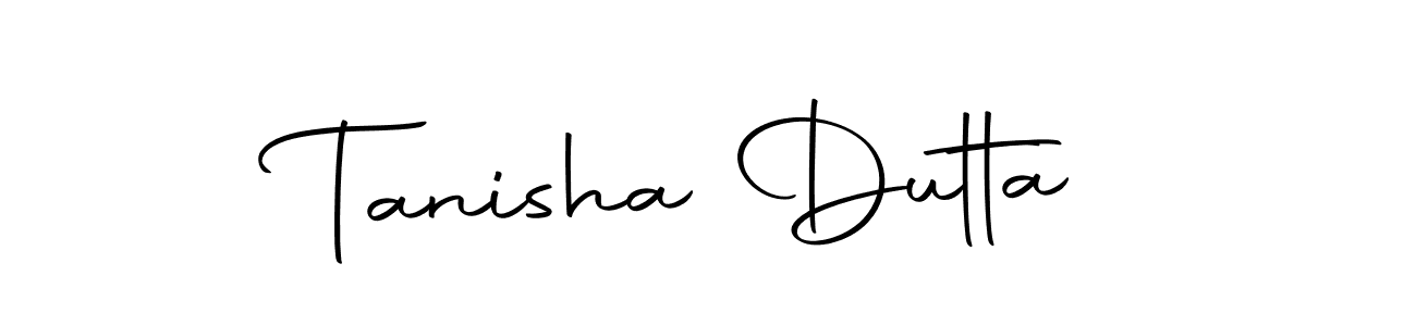 You should practise on your own different ways (Autography-DOLnW) to write your name (Tanisha Dutta) in signature. don't let someone else do it for you. Tanisha Dutta signature style 10 images and pictures png