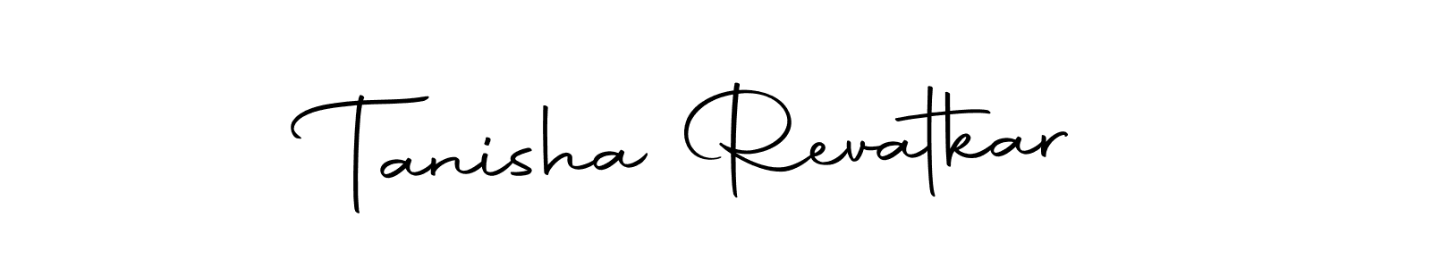 How to make Tanisha Revatkar signature? Autography-DOLnW is a professional autograph style. Create handwritten signature for Tanisha Revatkar name. Tanisha Revatkar signature style 10 images and pictures png