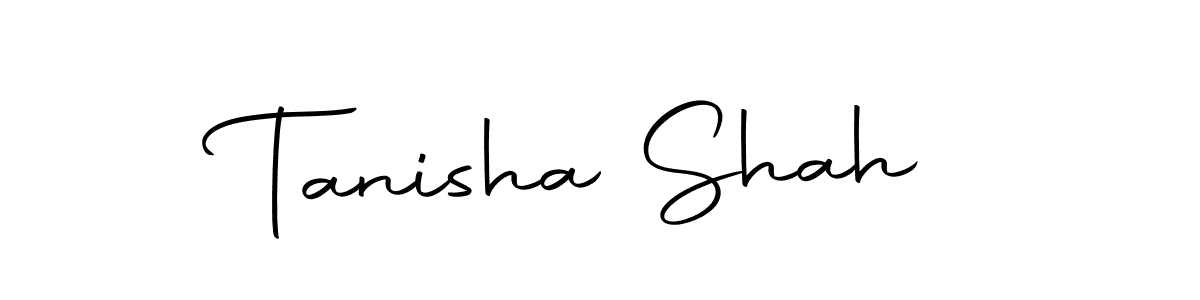 Create a beautiful signature design for name Tanisha Shah. With this signature (Autography-DOLnW) fonts, you can make a handwritten signature for free. Tanisha Shah signature style 10 images and pictures png