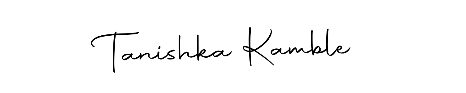 Make a beautiful signature design for name Tanishka Kamble. Use this online signature maker to create a handwritten signature for free. Tanishka Kamble signature style 10 images and pictures png