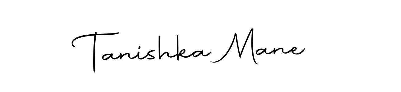 How to make Tanishka Mane signature? Autography-DOLnW is a professional autograph style. Create handwritten signature for Tanishka Mane name. Tanishka Mane signature style 10 images and pictures png