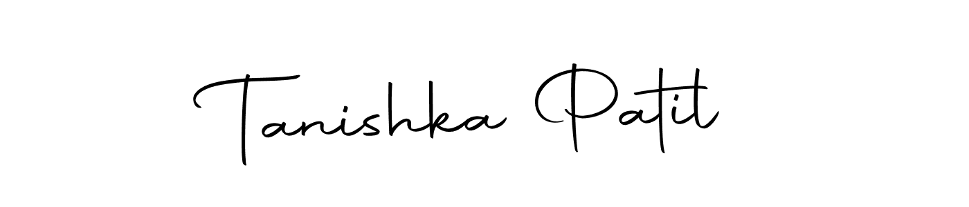 You should practise on your own different ways (Autography-DOLnW) to write your name (Tanishka Patil) in signature. don't let someone else do it for you. Tanishka Patil signature style 10 images and pictures png