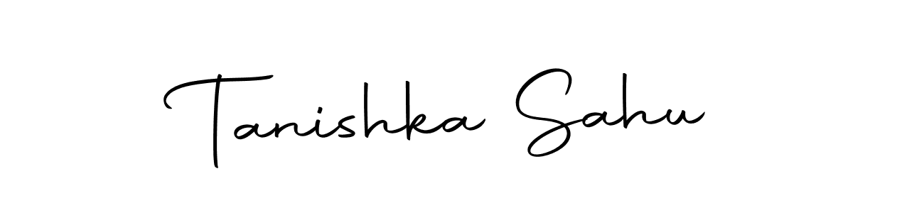 The best way (Autography-DOLnW) to make a short signature is to pick only two or three words in your name. The name Tanishka Sahu include a total of six letters. For converting this name. Tanishka Sahu signature style 10 images and pictures png