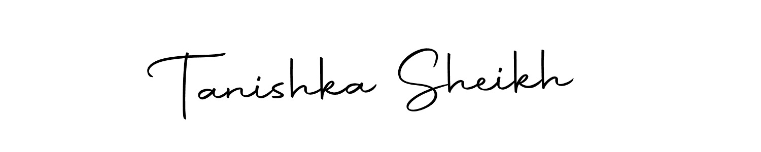 Design your own signature with our free online signature maker. With this signature software, you can create a handwritten (Autography-DOLnW) signature for name Tanishka Sheikh. Tanishka Sheikh signature style 10 images and pictures png