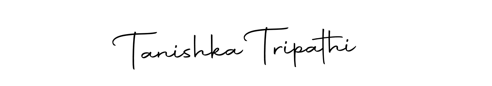 Create a beautiful signature design for name Tanishka Tripathi. With this signature (Autography-DOLnW) fonts, you can make a handwritten signature for free. Tanishka Tripathi signature style 10 images and pictures png