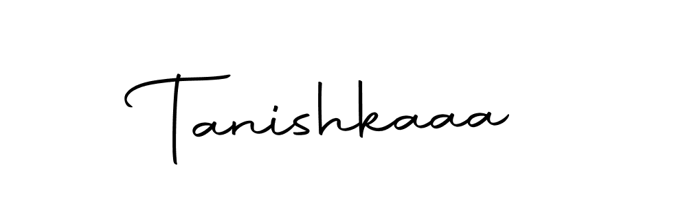 The best way (Autography-DOLnW) to make a short signature is to pick only two or three words in your name. The name Tanishkaaa include a total of six letters. For converting this name. Tanishkaaa signature style 10 images and pictures png
