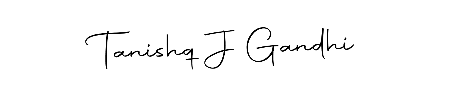 You should practise on your own different ways (Autography-DOLnW) to write your name (Tanishq J Gandhi) in signature. don't let someone else do it for you. Tanishq J Gandhi signature style 10 images and pictures png