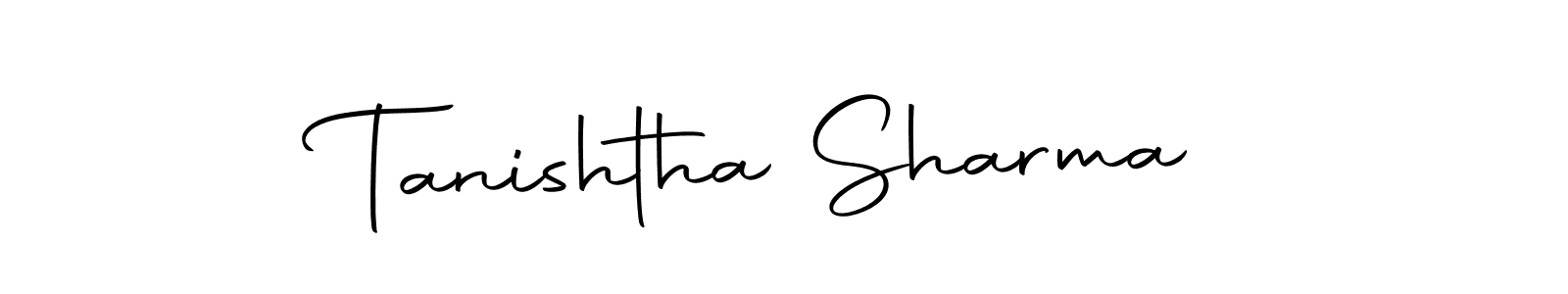 Make a beautiful signature design for name Tanishtha Sharma. With this signature (Autography-DOLnW) style, you can create a handwritten signature for free. Tanishtha Sharma signature style 10 images and pictures png