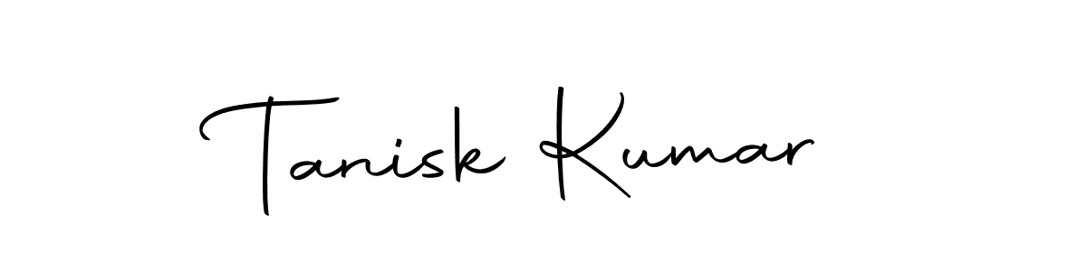 Similarly Autography-DOLnW is the best handwritten signature design. Signature creator online .You can use it as an online autograph creator for name Tanisk Kumar. Tanisk Kumar signature style 10 images and pictures png