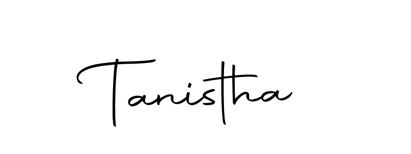 Make a beautiful signature design for name Tanistha. With this signature (Autography-DOLnW) style, you can create a handwritten signature for free. Tanistha signature style 10 images and pictures png