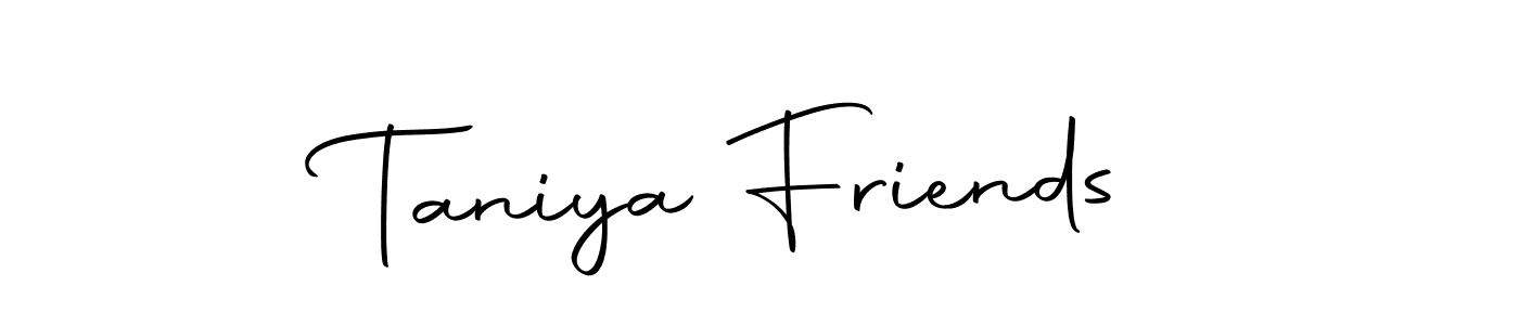 Also we have Taniya Friends name is the best signature style. Create professional handwritten signature collection using Autography-DOLnW autograph style. Taniya Friends signature style 10 images and pictures png