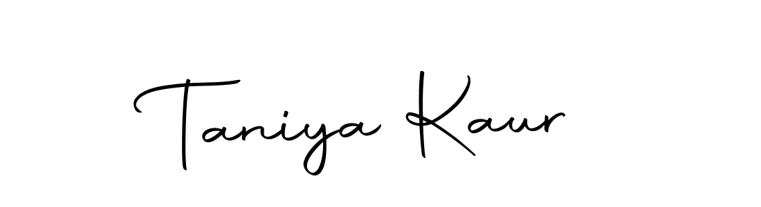 Create a beautiful signature design for name Taniya Kaur. With this signature (Autography-DOLnW) fonts, you can make a handwritten signature for free. Taniya Kaur signature style 10 images and pictures png