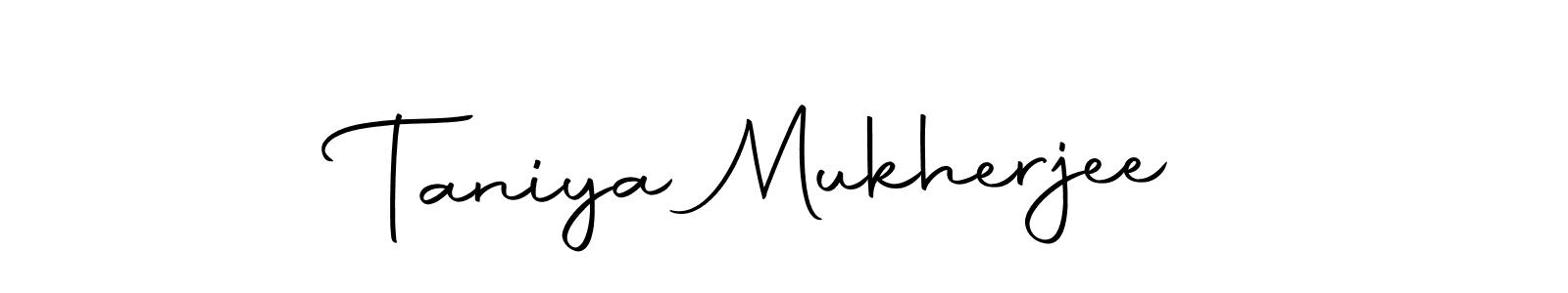 How to make Taniya Mukherjee signature? Autography-DOLnW is a professional autograph style. Create handwritten signature for Taniya Mukherjee name. Taniya Mukherjee signature style 10 images and pictures png