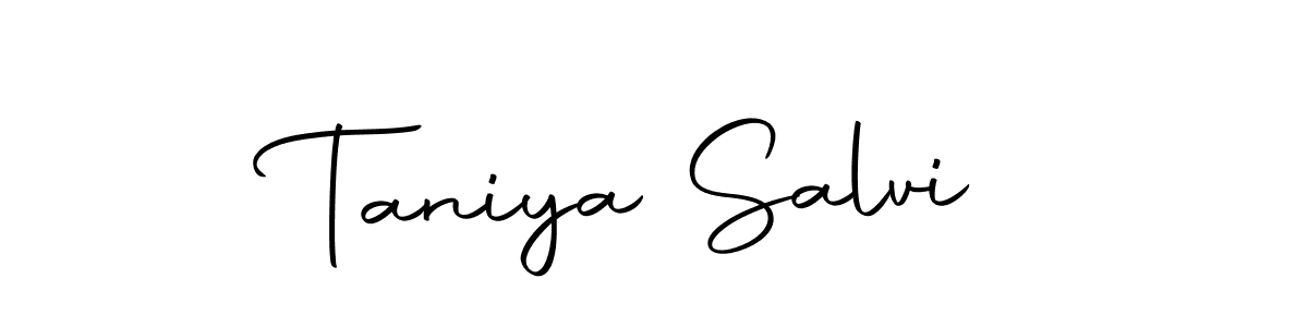 How to make Taniya Salvi signature? Autography-DOLnW is a professional autograph style. Create handwritten signature for Taniya Salvi name. Taniya Salvi signature style 10 images and pictures png