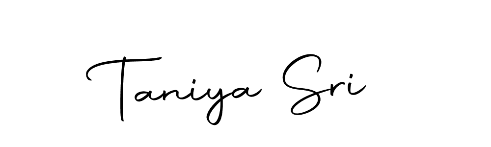 Use a signature maker to create a handwritten signature online. With this signature software, you can design (Autography-DOLnW) your own signature for name Taniya Sri. Taniya Sri signature style 10 images and pictures png