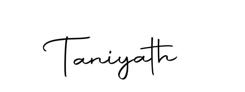 Make a beautiful signature design for name Taniyath. Use this online signature maker to create a handwritten signature for free. Taniyath signature style 10 images and pictures png