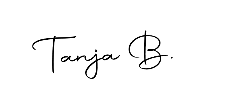 Once you've used our free online signature maker to create your best signature Autography-DOLnW style, it's time to enjoy all of the benefits that Tanja B. name signing documents. Tanja B. signature style 10 images and pictures png