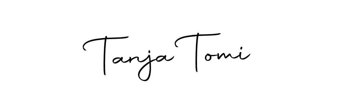 if you are searching for the best signature style for your name Tanja Tomić. so please give up your signature search. here we have designed multiple signature styles  using Autography-DOLnW. Tanja Tomić signature style 10 images and pictures png