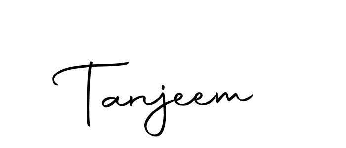 Design your own signature with our free online signature maker. With this signature software, you can create a handwritten (Autography-DOLnW) signature for name Tanjeem. Tanjeem signature style 10 images and pictures png