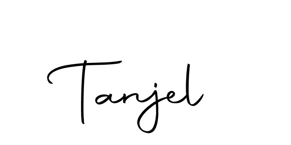 Create a beautiful signature design for name Tanjel. With this signature (Autography-DOLnW) fonts, you can make a handwritten signature for free. Tanjel signature style 10 images and pictures png
