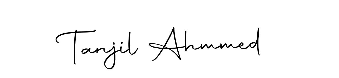 Make a short Tanjil Ahmmed signature style. Manage your documents anywhere anytime using Autography-DOLnW. Create and add eSignatures, submit forms, share and send files easily. Tanjil Ahmmed signature style 10 images and pictures png