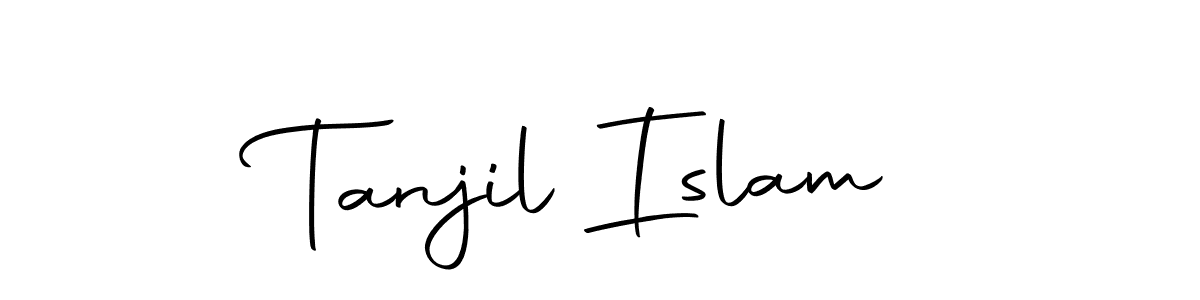 You should practise on your own different ways (Autography-DOLnW) to write your name (Tanjil Islam) in signature. don't let someone else do it for you. Tanjil Islam signature style 10 images and pictures png