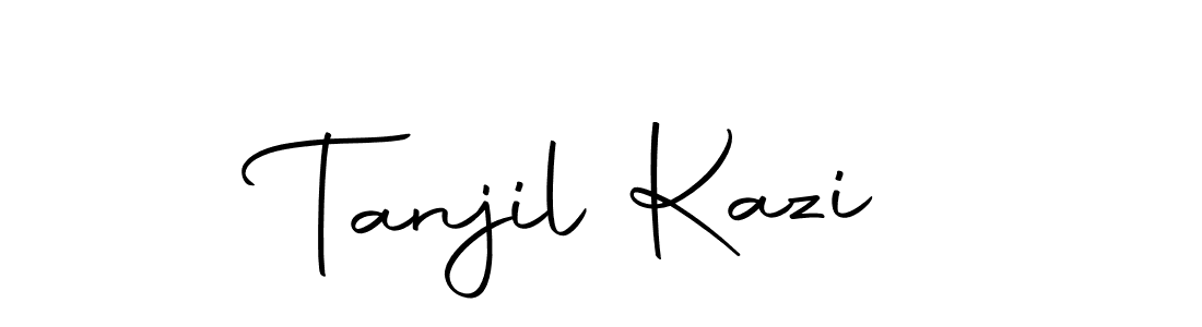 The best way (Autography-DOLnW) to make a short signature is to pick only two or three words in your name. The name Tanjil Kazi include a total of six letters. For converting this name. Tanjil Kazi signature style 10 images and pictures png