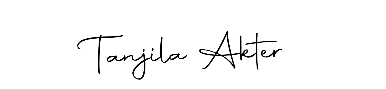You can use this online signature creator to create a handwritten signature for the name Tanjila Akter. This is the best online autograph maker. Tanjila Akter signature style 10 images and pictures png