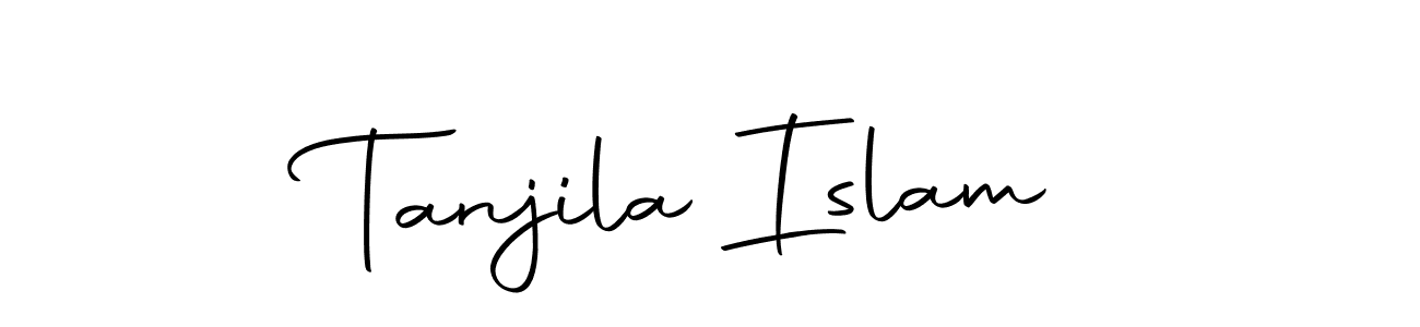 Make a beautiful signature design for name Tanjila Islam. Use this online signature maker to create a handwritten signature for free. Tanjila Islam signature style 10 images and pictures png