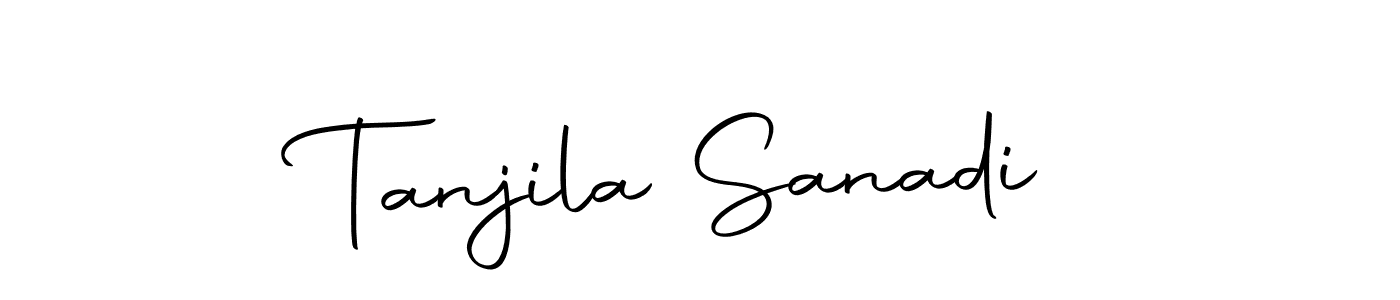 Also we have Tanjila Sanadi name is the best signature style. Create professional handwritten signature collection using Autography-DOLnW autograph style. Tanjila Sanadi signature style 10 images and pictures png